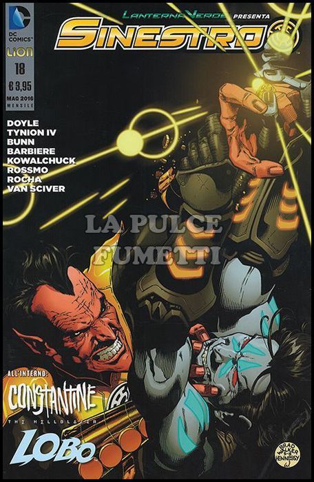 LANTERNA VERDE PRESENTA - SINESTRO #    18